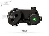 FMA PEQ 15 LA-5 Battery Case + green laser BK  TB547